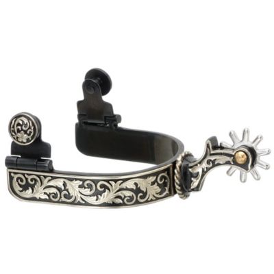 Tough-1 Unisex Spur with Floral Overlay