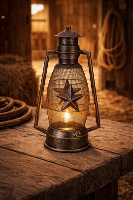 Image showing  Western Cutout Lantern, 87-93762-250-14