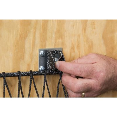 Image showing  Hay Hoops II Quick Assemble Collapsible Wall Feeder with Net In Hammered Finish