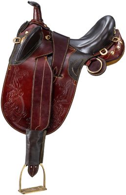 Image showing  Australian Outrider Collection Stock Poley Saddle with Horn