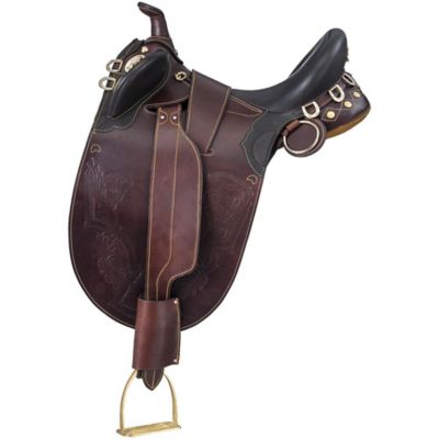 Tough1 Australian Outrider Collection Youth Stockman Bush Rider with Horn