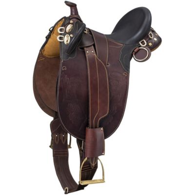 Image showing 1 th Tough1 Australian Outrider Collection Youth Stockman Bush Rider with Horn
