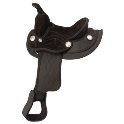 Tough1 Suede Seat Synthetic Mini Saddle