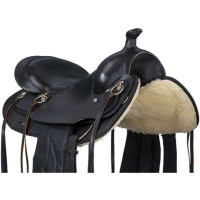 Image showing  Synthetic Gaited Horse Round Skirt Trail Saddle