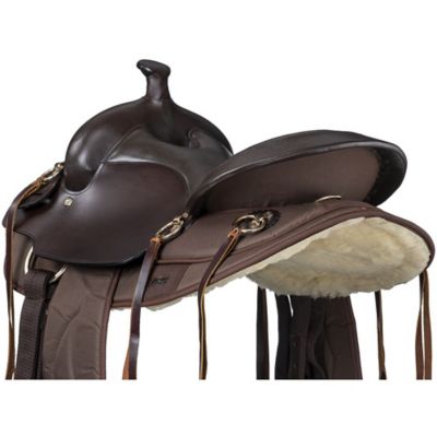 Image showing  Synthetic Gaited Horse Round Skirt Trail Saddle