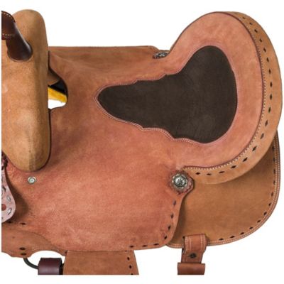 Image showing  Branson Buckstitch Roughout Barrel Saddle
