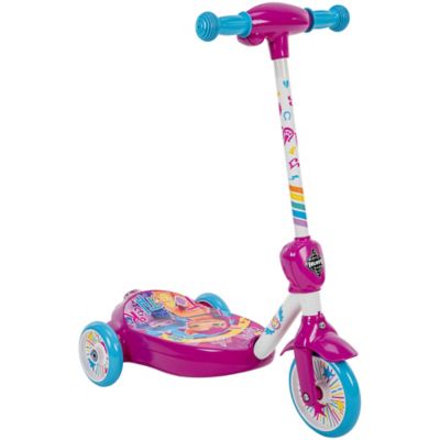 huffy kids' my little pony 6v bubble scooter ride-on toy, pink