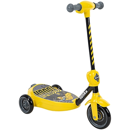 Huffy Tonka 3-Wheel Electric Ride-On Bubble Scooter, Yellow
