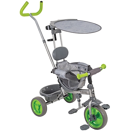 Huffy 9.5 in. Malmo Canopy Tricycle with Push Handle
