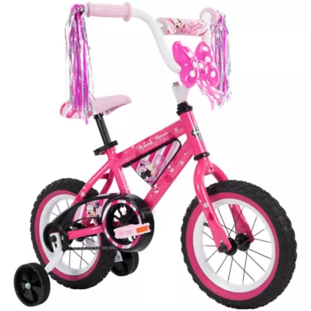 Disney Minnie Mouse Huffy Girls' Bike 12-in 1-Speed Pink Bikes