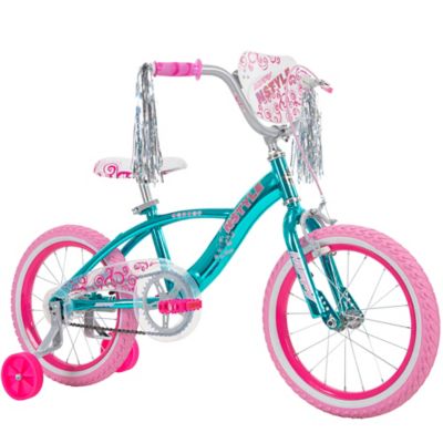 Huffy Girls' 16 in. N'style Bike, Metallic Blue -  21830