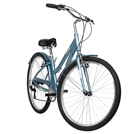 Huffy Women's 27.5 in. Terrace Commuter Bike, 8 Speed, Gloss Silver at  Tractor Supply Co.