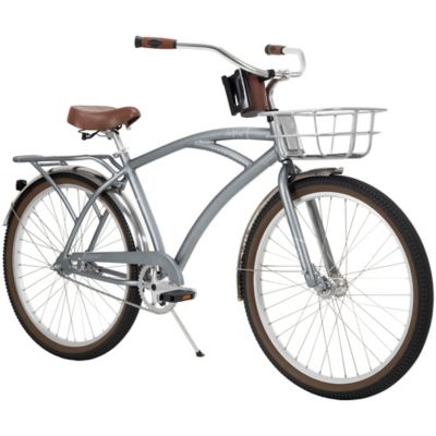 Huffy 26 in. Sanford Alloy Cruiser Bike, 1 Speed, Matte Gray