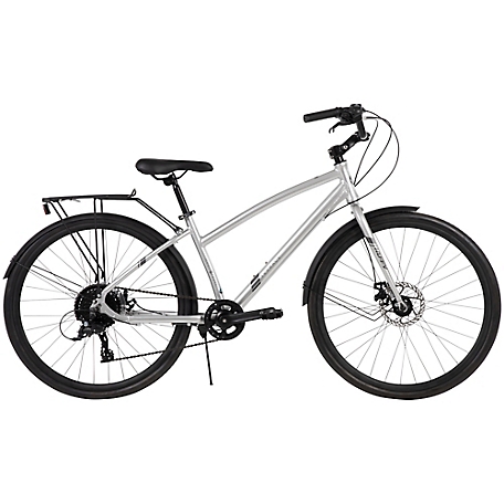 Huffy Women's 27.5 in. Terrace Commuter Bike, 8 Speed, Gloss Silver at  Tractor Supply Co.