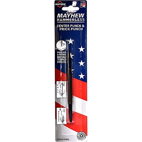 Mayhew 3/16 in. Hammerless Center Punch and 5/32 in. Prick Punch