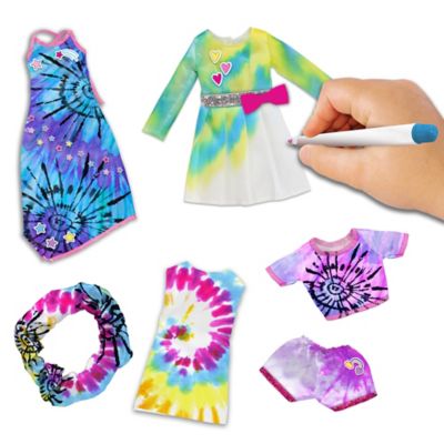 Image showing  Barbie Tie-Dye Be a Real Fashion Designer Doll Clothes Designing Kit, 19 pc.