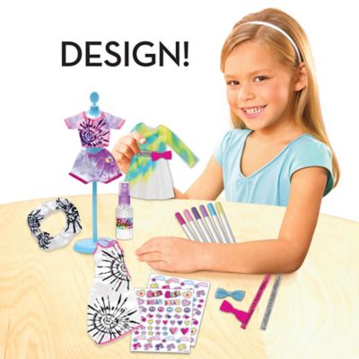 Image showing 5 th Tara Toy Barbie Tie-Dye Be a Real Fashion Designer Doll Clothes Designing Kit, 19 pc.