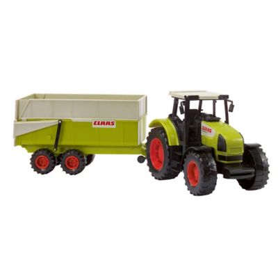 Dickie Toys Claas Toy Tractor with Trailer