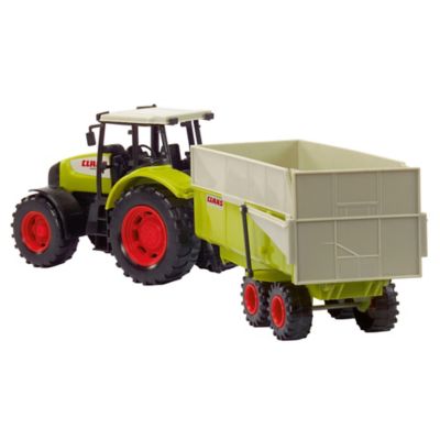 Image showing  Claas Toy Tractor with Trailer