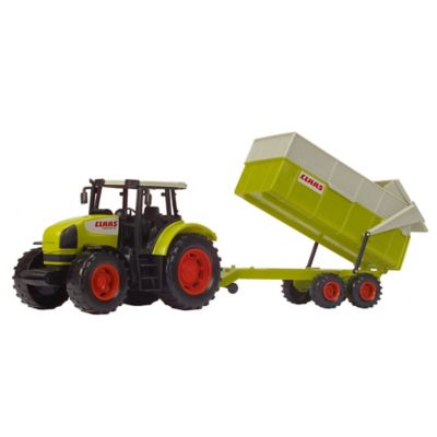 Image showing  Claas Toy Tractor with Trailer
