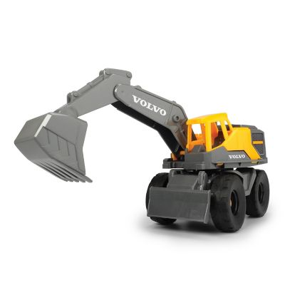 Image showing  28 in. Mack Truck with 2 Volvo Construction Truck Toys