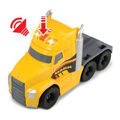 Image showing 5 th Dickies 28 in. Mack Truck with 2 Volvo Construction Truck Toys