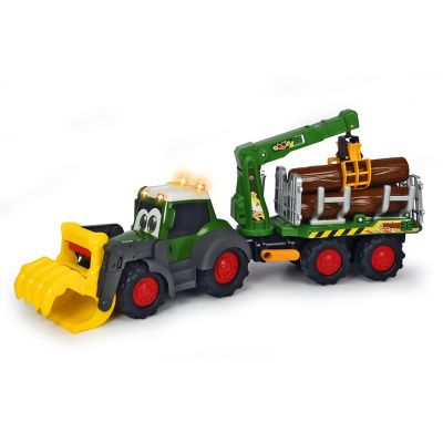 Dickies 25 in. Happy Fendt Forester Truck and Trailer Toy