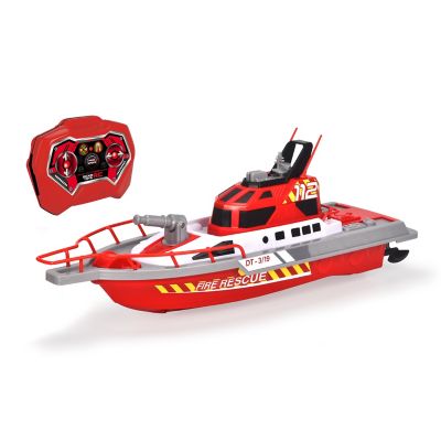 Dickie Toys 15 in. RC Rescue Boat with Working Water Pump