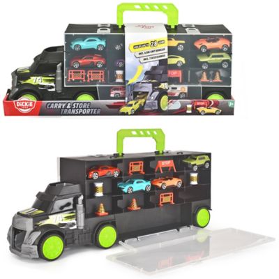 Image showing 5 th Dickie Toys Truck Carry Case with 4 Die-Cast Vehicles