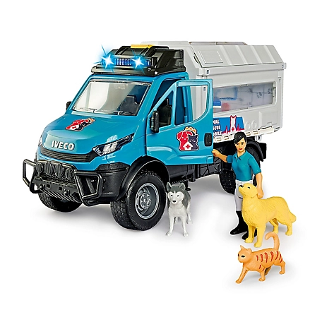 Dickies Toys Light and Sound Iveco Animal Rescue Playset
