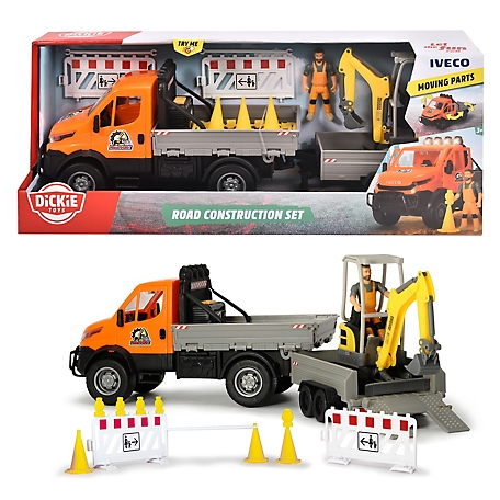 Dickie Toys Construction Playset with 4 Die-Cast Cars at Tractor Supply Co.