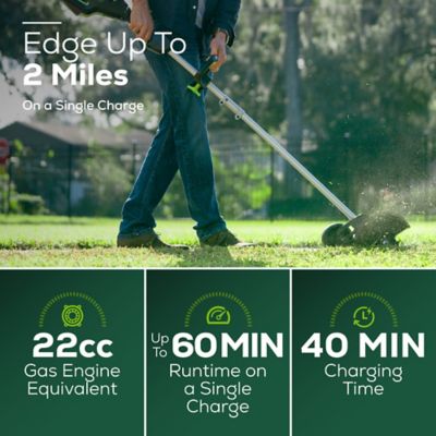 Image showing  8 in. 60V Cordless Edger, Battery and Charger Included