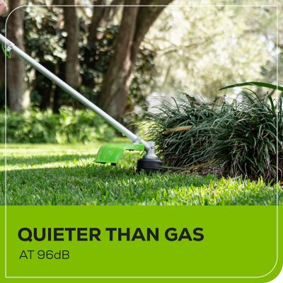 Image showing  16 in. 60V Straight Shaft Cordless String Trimmer, Battery and Charger Included, Attachment Capable