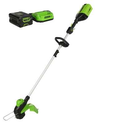 Greenworks 60V 13 in. TORQDRIVE Cordless Battery String Trimmer, 2.0 Ah Battery and Charger