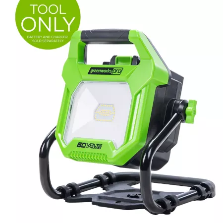 Greenworks Cordless Work Light 2 500 Lumens 60V Dual Power (AC/DC) Tool Only Standing Work Lights