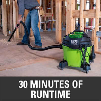 Image showing  9 gal. Cordless 60V Wet/Dry Vacuum Cleaner with Corded Option, Tool Only