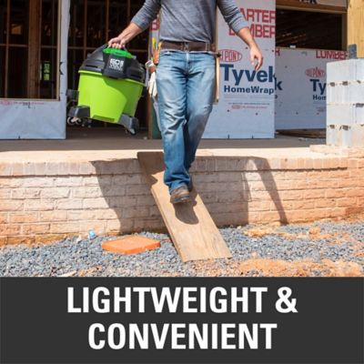 Image showing 5 th Greenworks 9 gal. Cordless 60V Wet/Dry Vacuum Cleaner with Corded Option, Tool Only