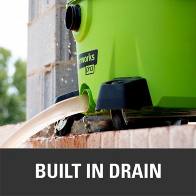 Image showing 6 th Greenworks 9 gal. Cordless 60V Wet/Dry Vacuum Cleaner with Corded Option, Tool Only