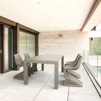 Siesta 5 pc. Bloom Patio Dining Set, Taupe