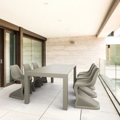 Siesta 7 pc. Bloom Patio Dining Set, Taupe