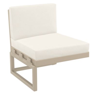 Siesta Mykonos Seat Extension with Cushion, Taupe