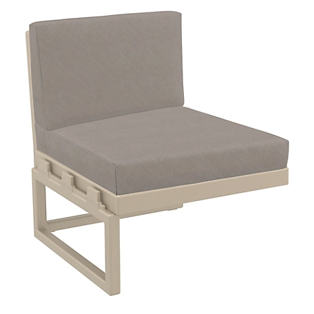 Siesta Mykonos Seat Extension with Cushion, Taupe