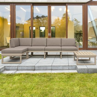 Image showing  Mykonos Seat Extension with Cushion, Taupe