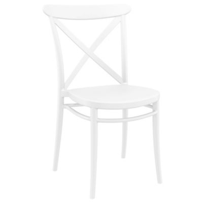 Siesta Cross Outdoor Dining Chairs, 2-Pack