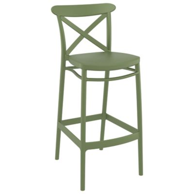 Siesta Cross Outdoor Bar Stools, 2 pc.