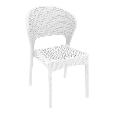 Image showing  5 pc. Daytona Square Outdoor Dining Set, White