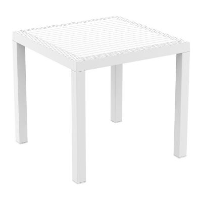 Image showing  5 pc. Daytona Square Outdoor Dining Set, White