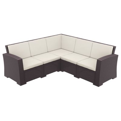 Siesta 5 pc. Monaco Patio Sectional Set