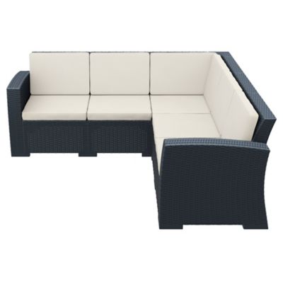 Image showing  5 pc. Monaco Patio Sectional Set