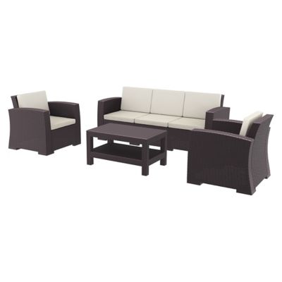 Siesta 4 pc. Monaco 5-Person Patio Seating Set